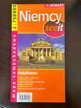 Niemcy mapa samochodowa skala 1:750000 Demart