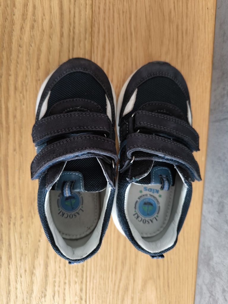 Lasocki buty adidasy rzep chłopiec niebieskie