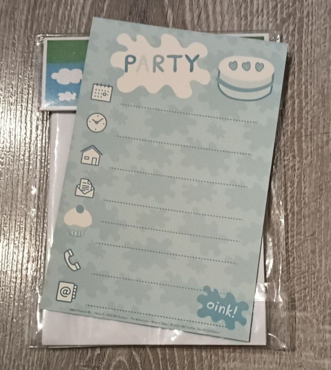 Zaproszenia urodzinowe Świnka Peppa 15 szt.