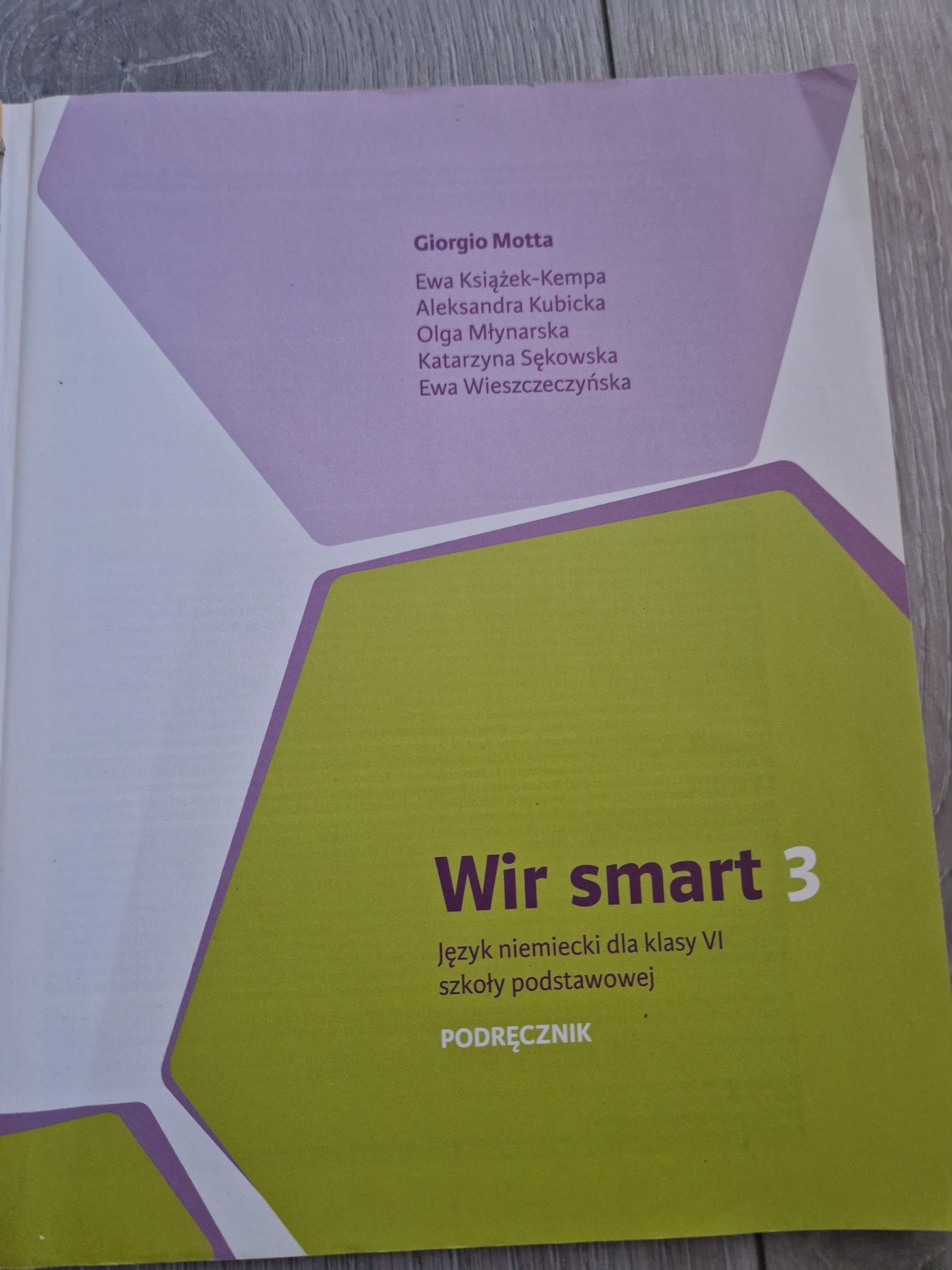 Podręcznik + ćwiczenia do j. Niemieckiego, Wir smart3, klasa6