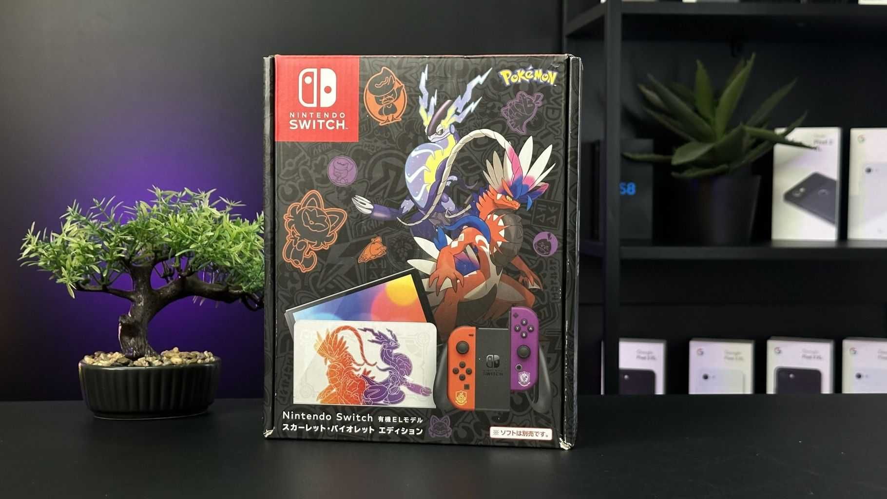 NEW Nintendo Switch OLED Model Pokemon Scarlet & Violet Edition