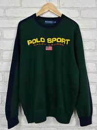 Męski sweter polo sport Ralph Lauren logo crew knit