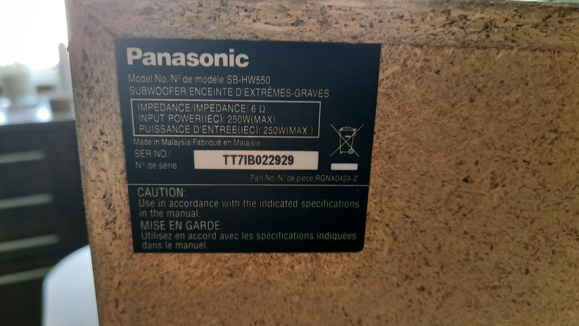 Kino domowe Panasonic PT-850