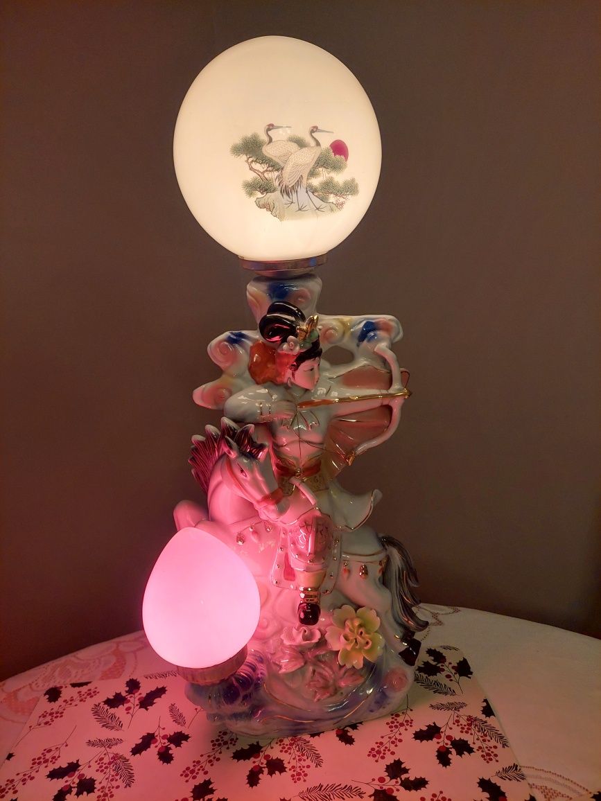 Lampa porcelanowa styl japoński