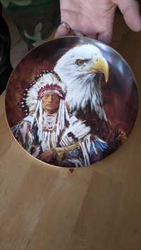 Stare talerze antyki Indianie