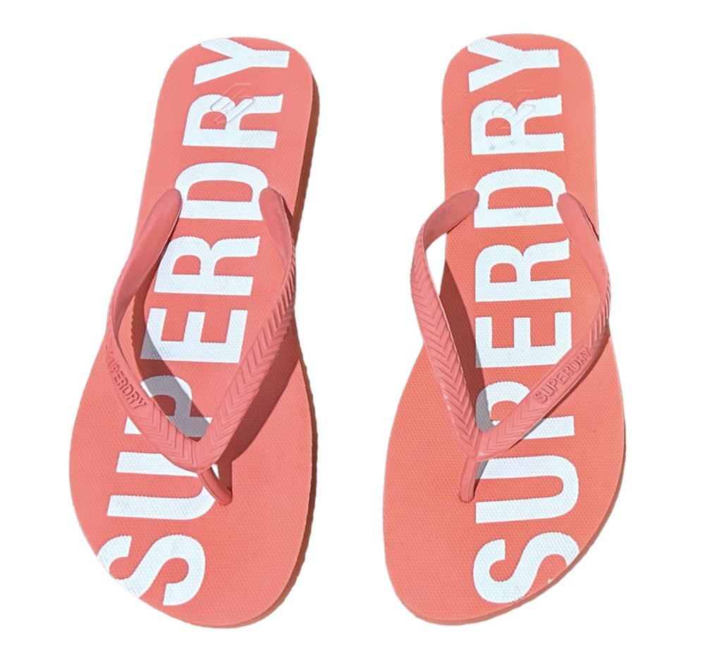 Вʼєтнамки superdry code essential flip flop hyper fire coral оригинал