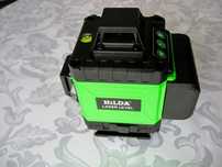 Poziomica Laserowa Hilda  360 4D 16 Linii , 2 akumulatory .