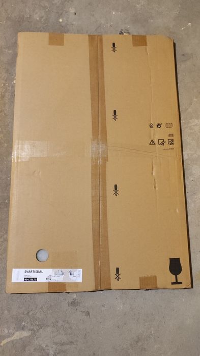 SVARTISDAL 4 panele ramy drzwi przesuwnych 201 x 75 cm IKEA