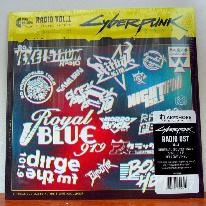 Various – Cyberpunk 2077 Radio OST  (LP, Yellow)