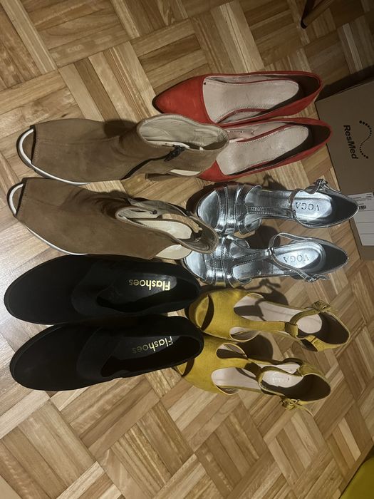 Conhunto 5 sapatos femenino