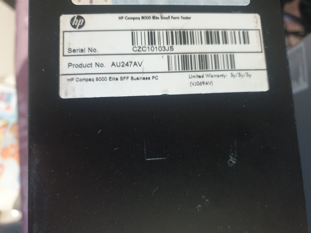 Computador Pc Desktop HP e Monitor Dell 17"