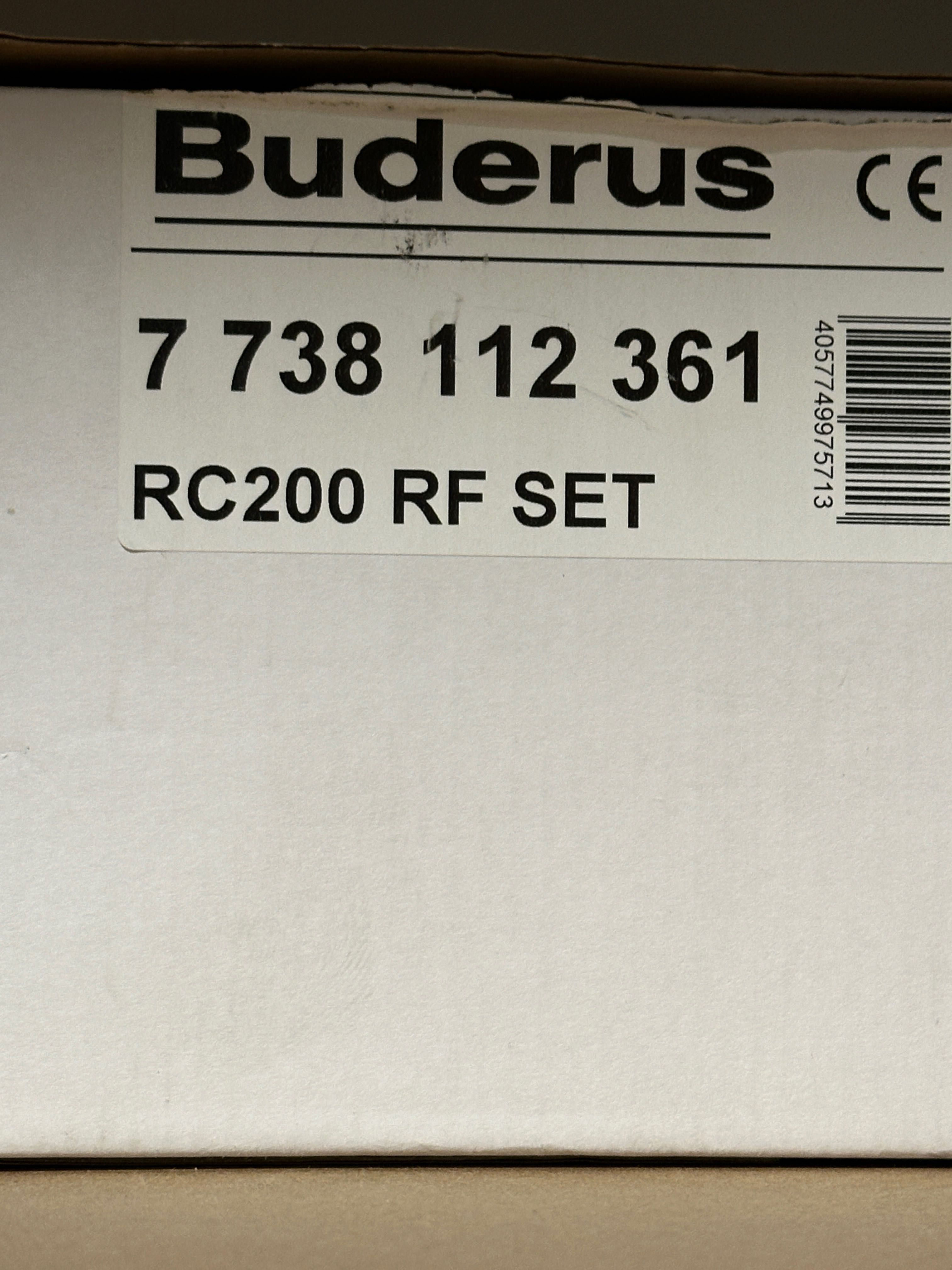 Regulator bezprzewodowy Buderus Logamatic RC200 RF set