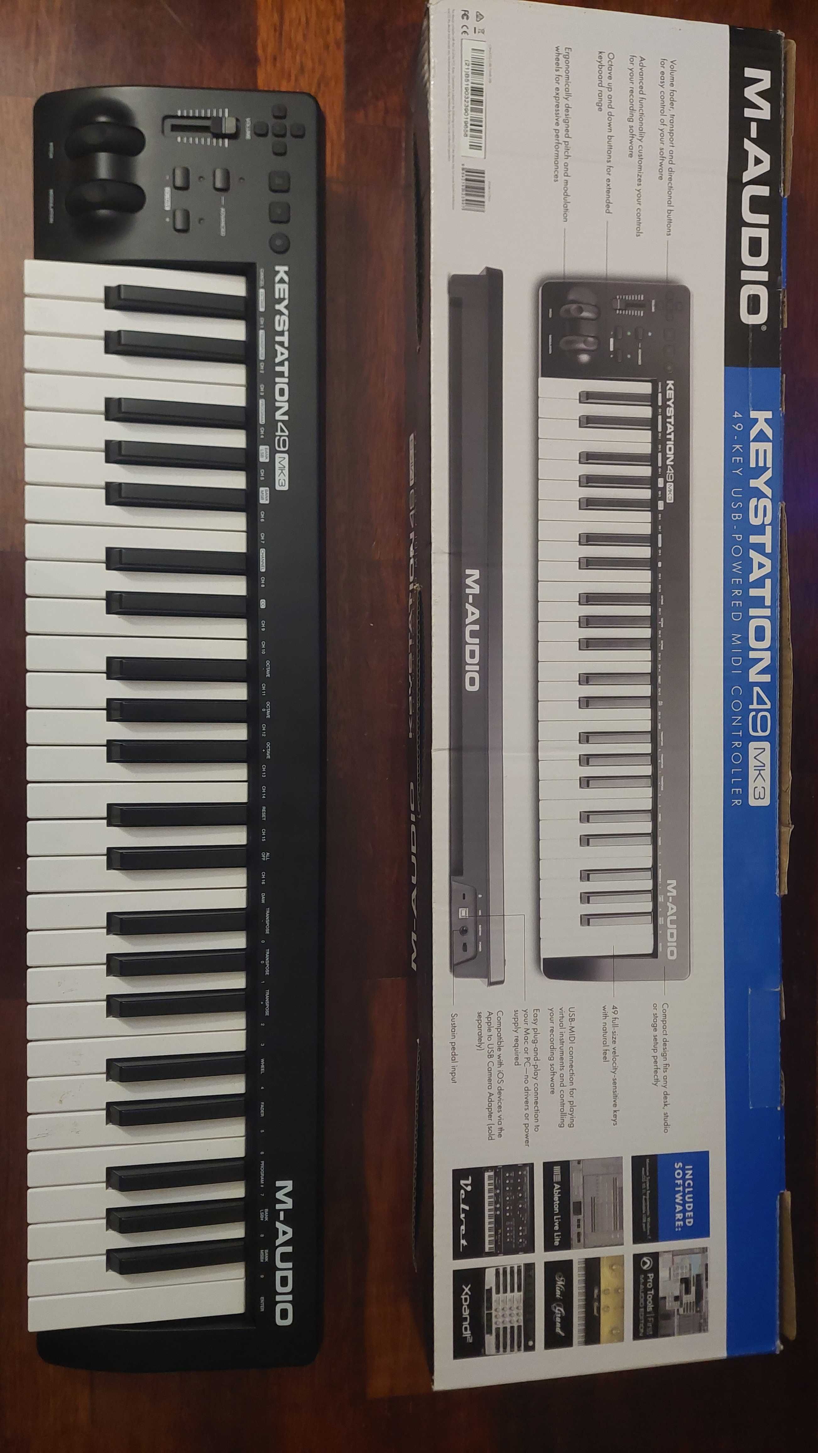 Teclado MIDI USB M-Audio Keystation 49 MK3