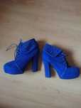 Bota azul bellissima