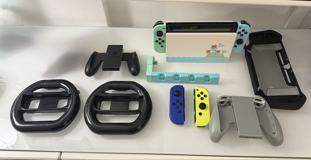 Consola Nintendo Switch v2 edição especial Animal Crossing