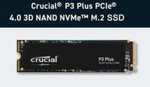 SSD m2 nVme PCIe 4.0 x 4  Crucial P3 Plus 500GB новый