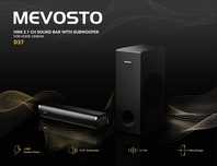 Soundbar 2.1 120W Mevosto z subwooferem