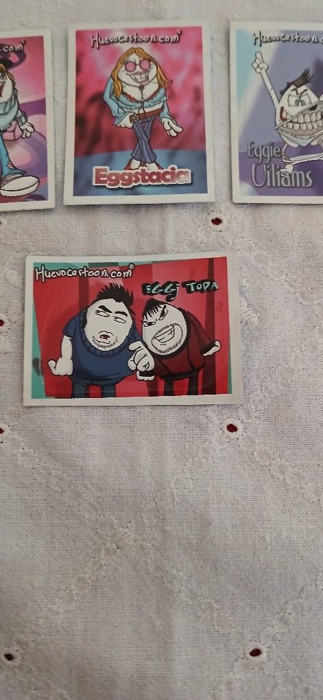 Cromos ovos Doritos, da Matutano