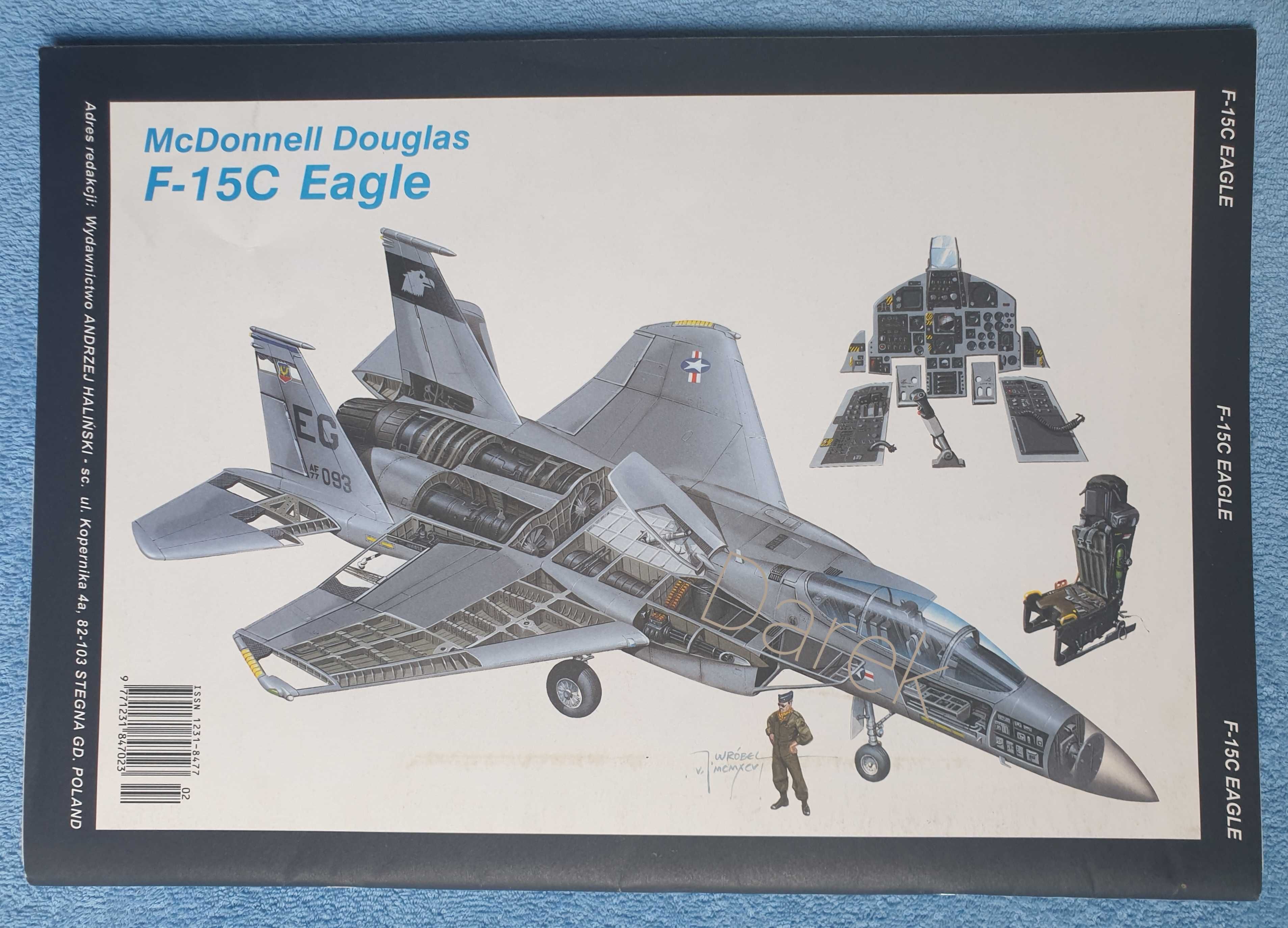 F-15C EAGLE model Kartonowy Arsenał 2-3/2002 Haliński