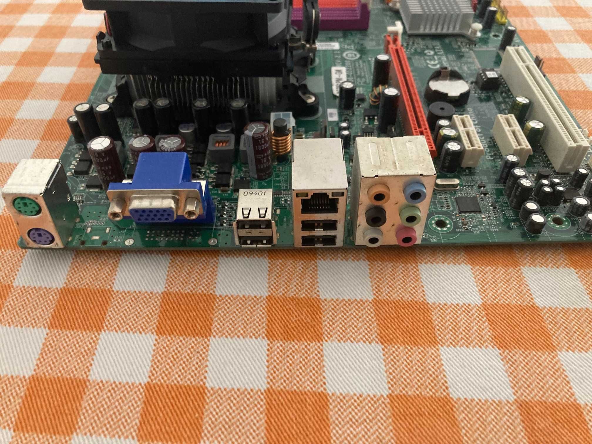 Motherboard AMD com processador single core + 8gb Ram DDR2