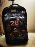 Mochila escolar trolley com rodas grandes da Disney Mickey Mouse