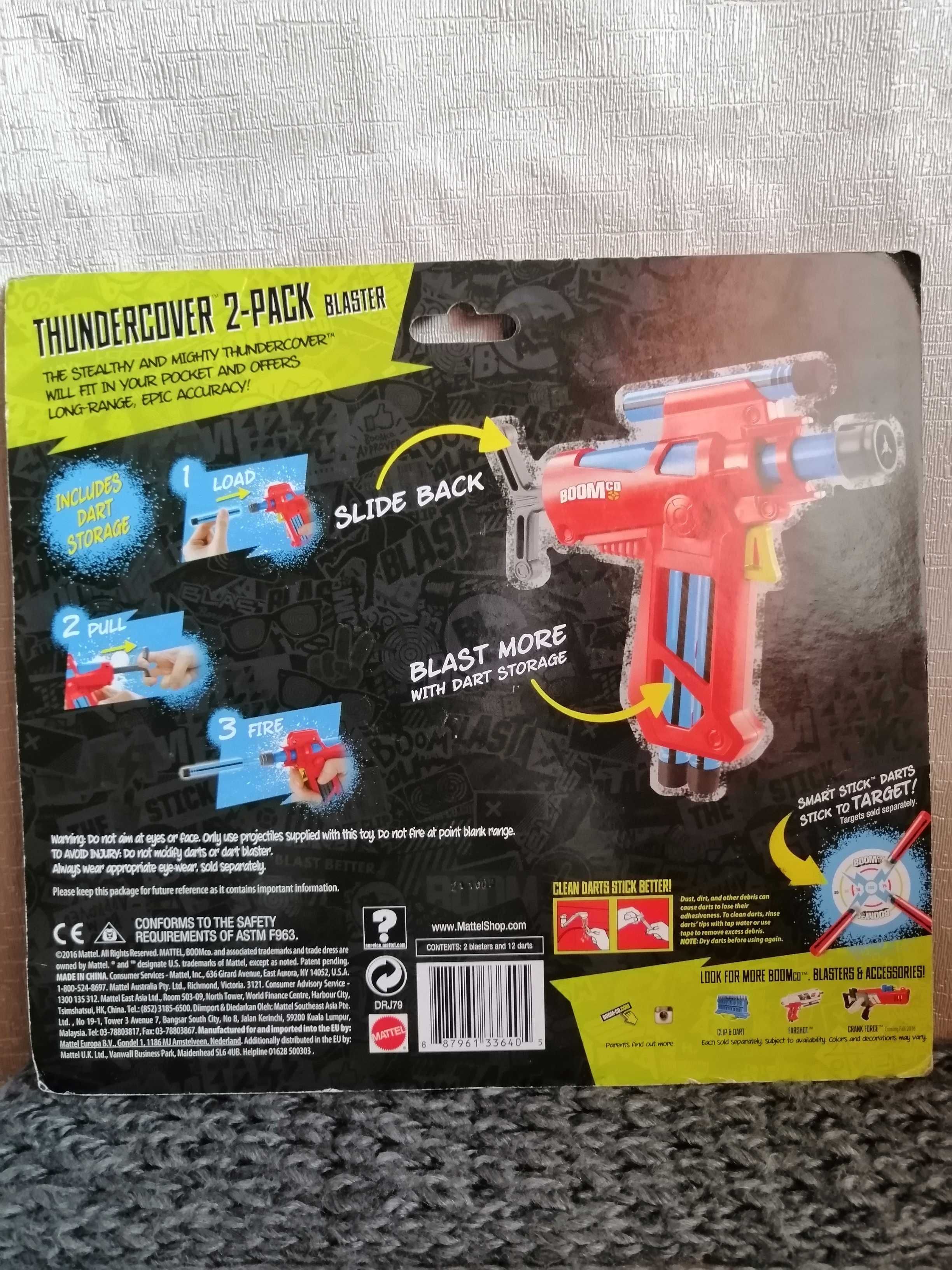 Набор пистолетов BOOMco Thundercover Value Blaster бластер 2 шт из США