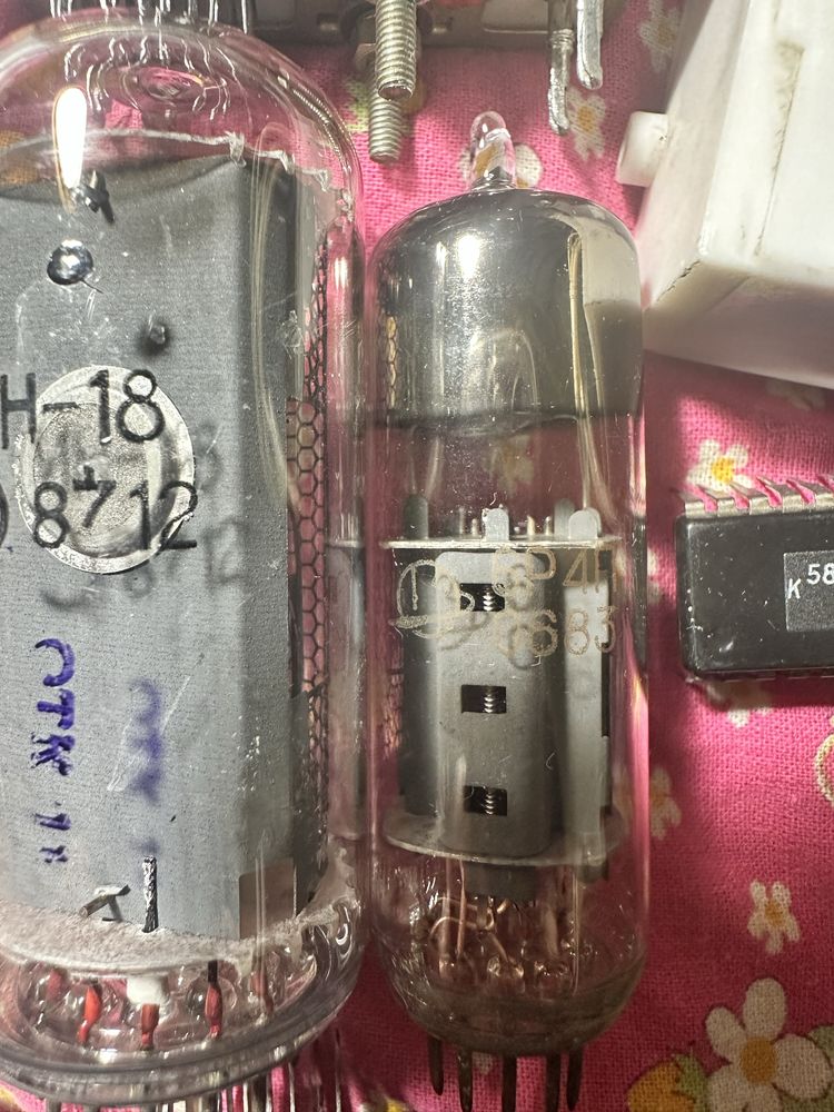 Лампы ин-18, ин-14, ин-12а, 6р4п