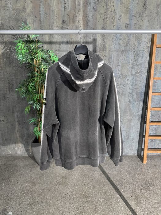 Худи Supreme x Stone Island Stripe Sweat Hooded