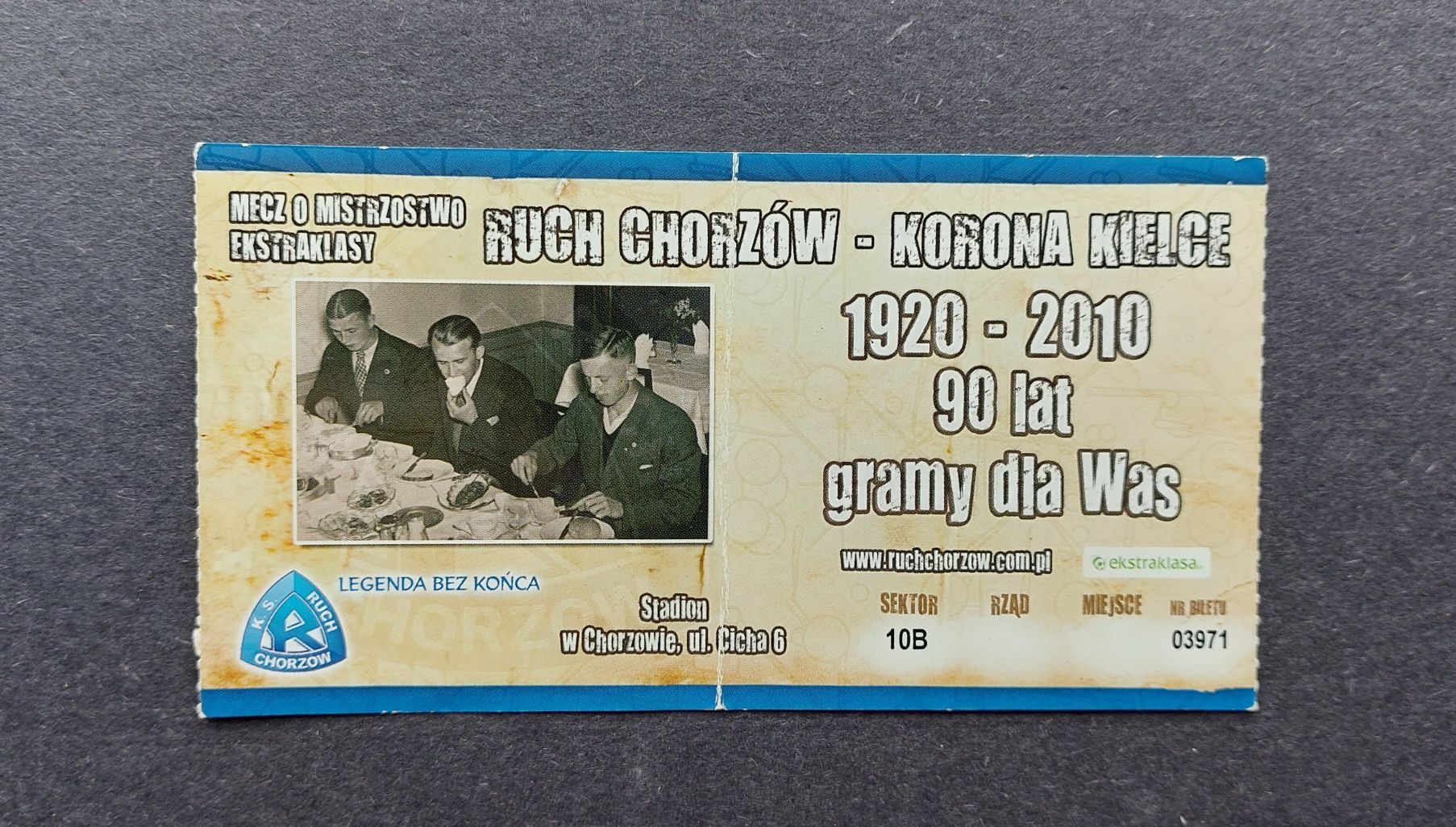 Bilet - Ruch Chorzów vs Korona Kielce