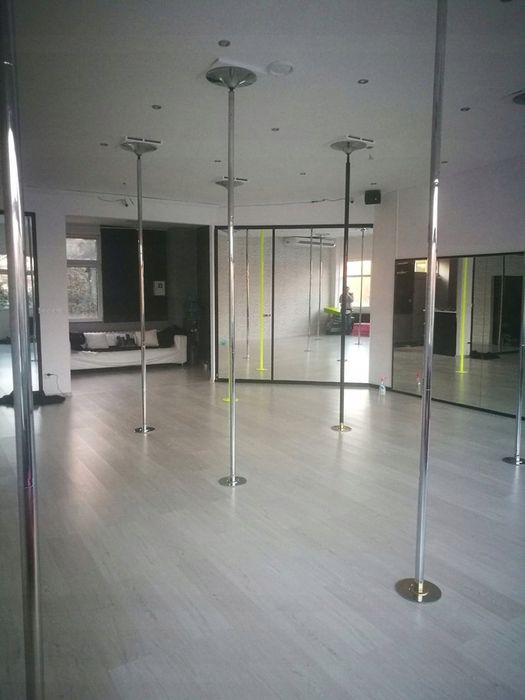 Професійний пілон шест для танців PoleDance обертовий 225-270см M-Pole