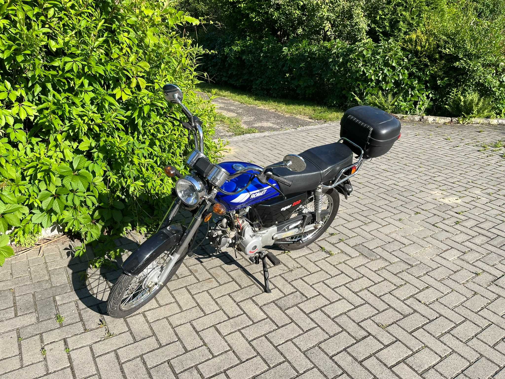 Romet Ogar 202, 2014 rok, stan bdb, 1130 km, po serwisie, kask, szybka