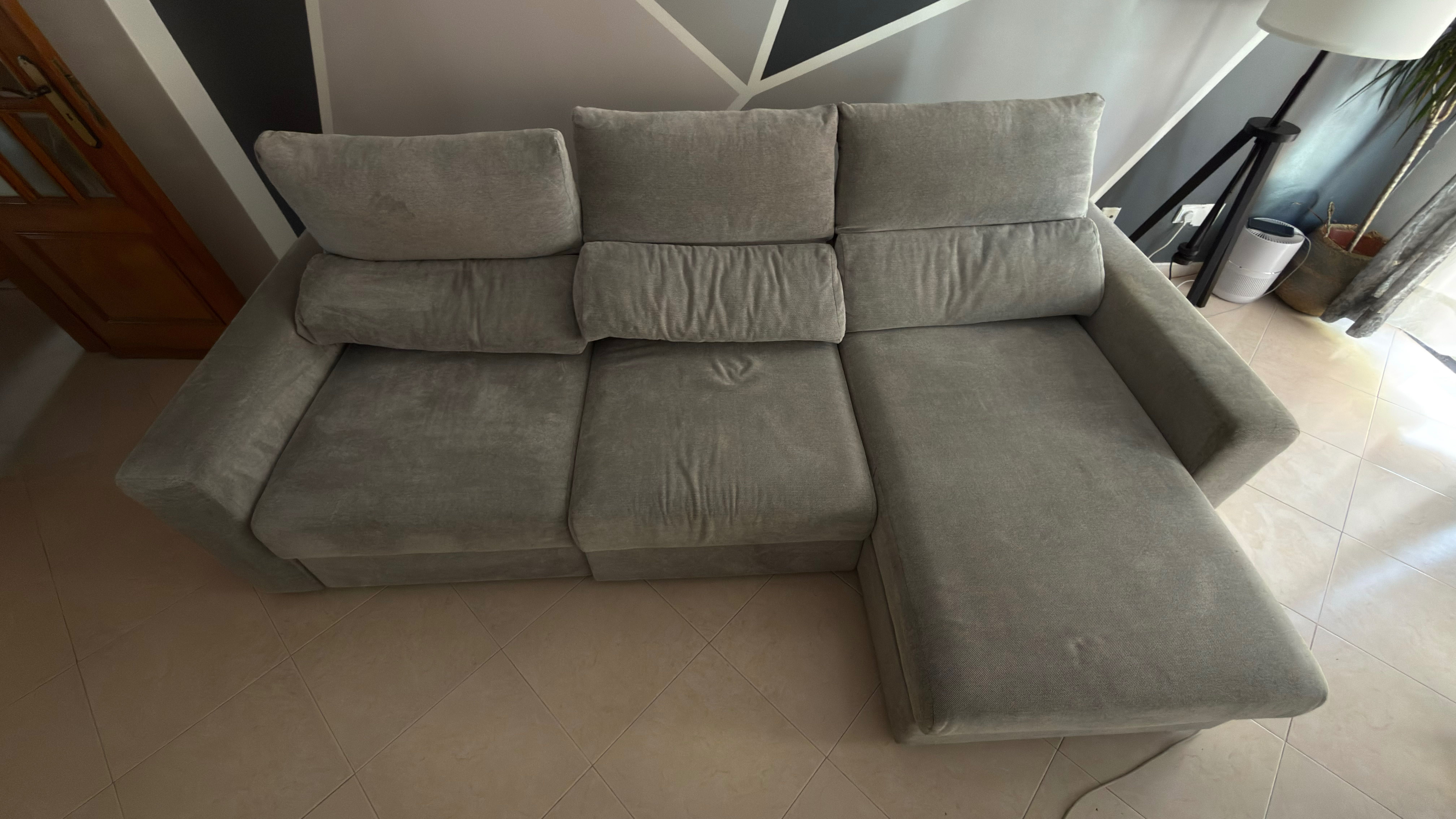 Sofá 3 lugares c/chaise longue (ESKILSTUNA - IKEA)
