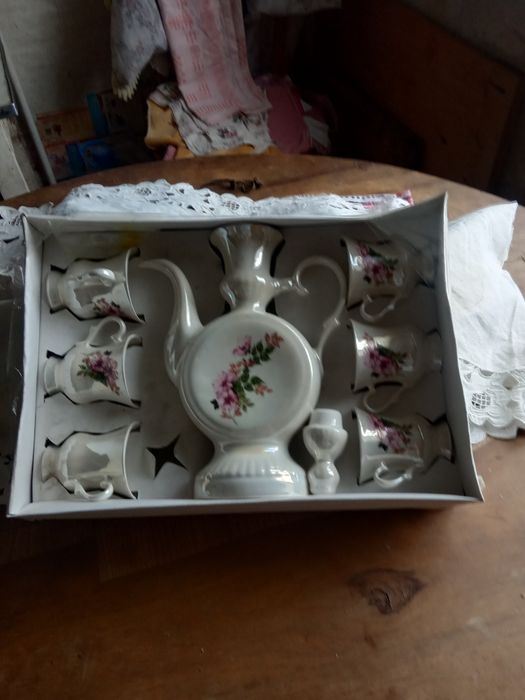 Набір для напоїв Кераміка Новий  7 предметів