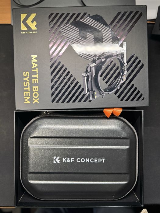 K&F CONCEPT Mini Matte Box + Filtro Black Mist 1/4