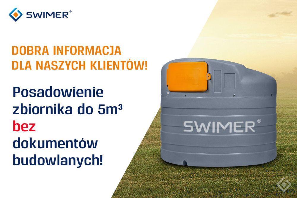 Swimer Tank 2500 Basic-zbiornik do ON- RATY10X0%