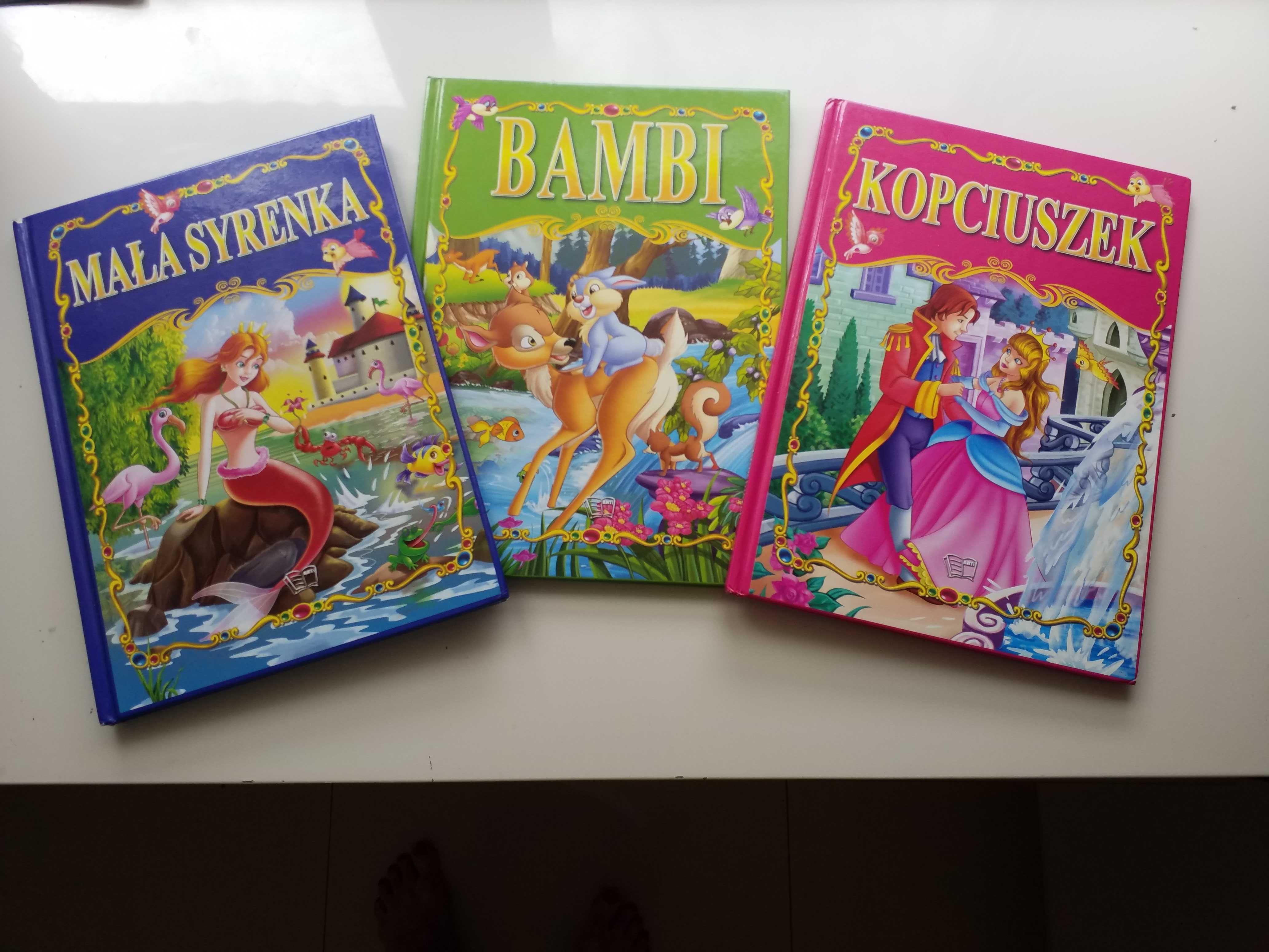 3 Bajki : Mala Syrenka, Bambi, Kopciuszek