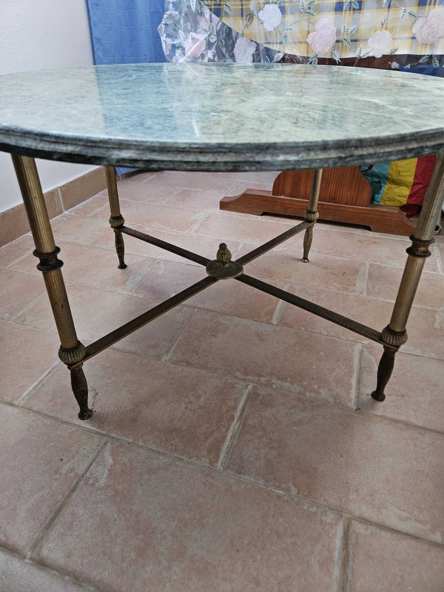 Mesa sala de estar em mármore