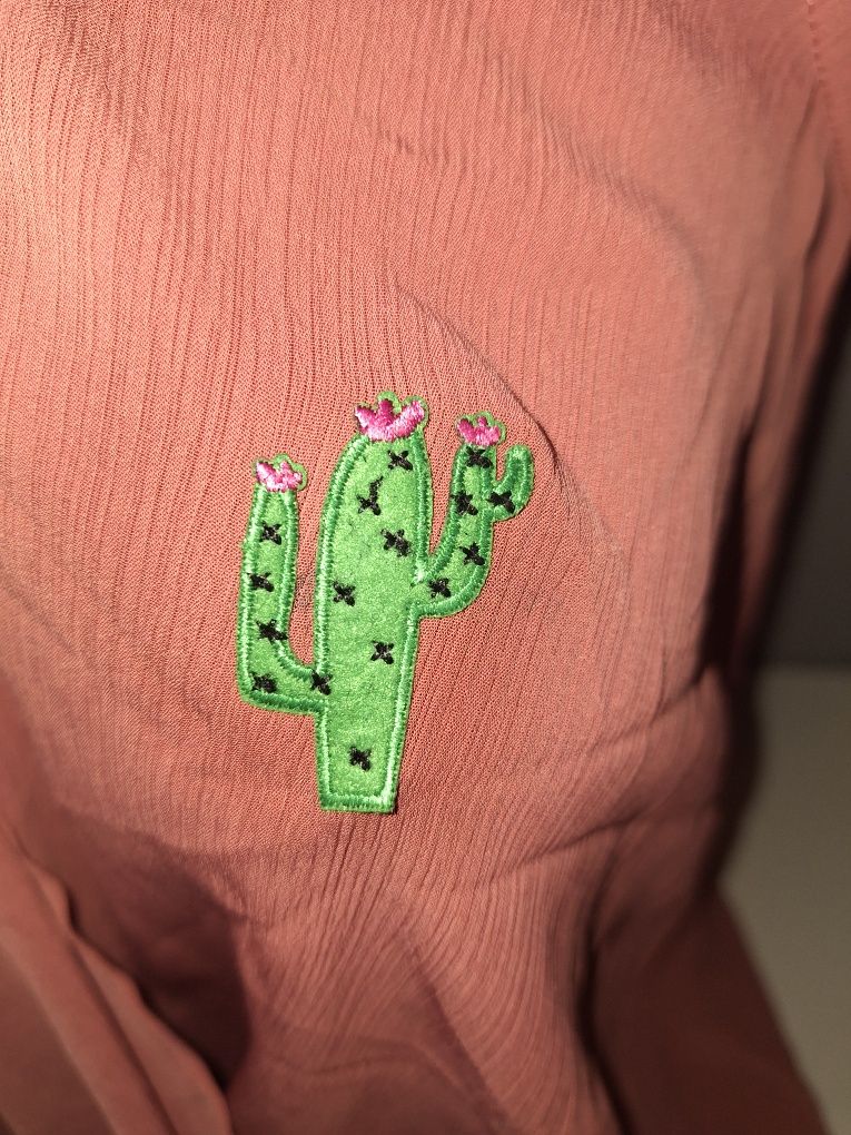 Bluzka kaktus pastelowa