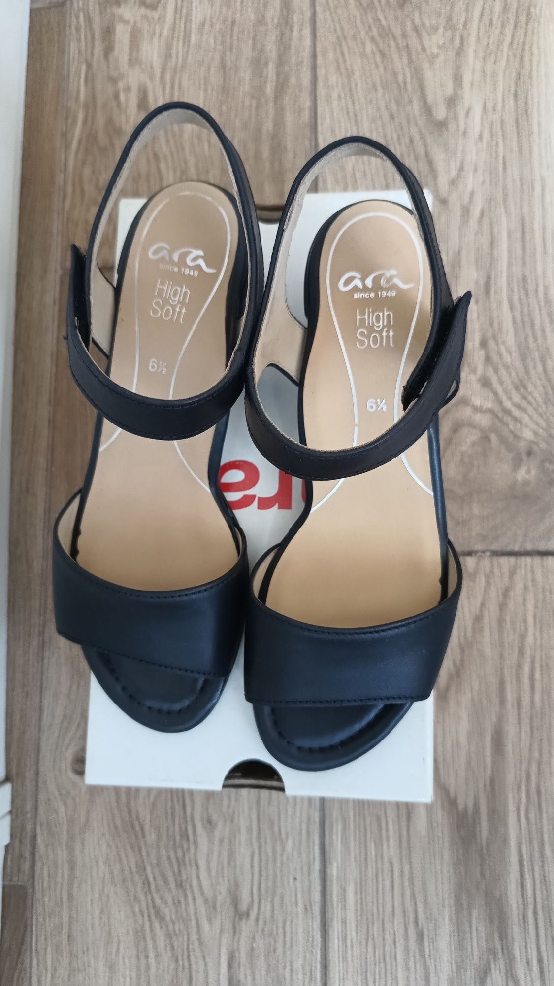 Nowe czółenka obcasy skóra naturalna Ara Toulouse High Soft rozmiar 40