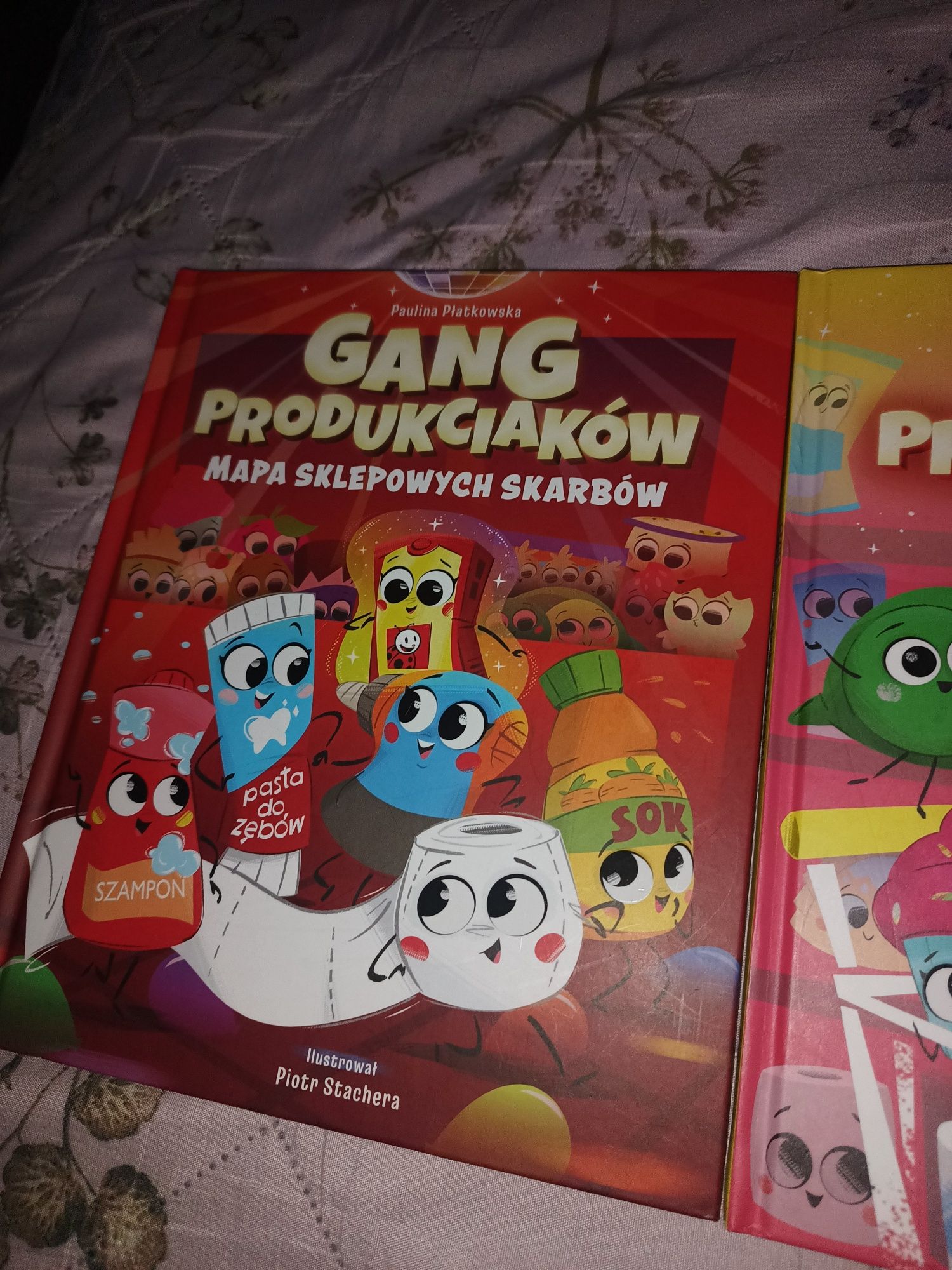 2 książki Gang produkciakiakow jak nowe