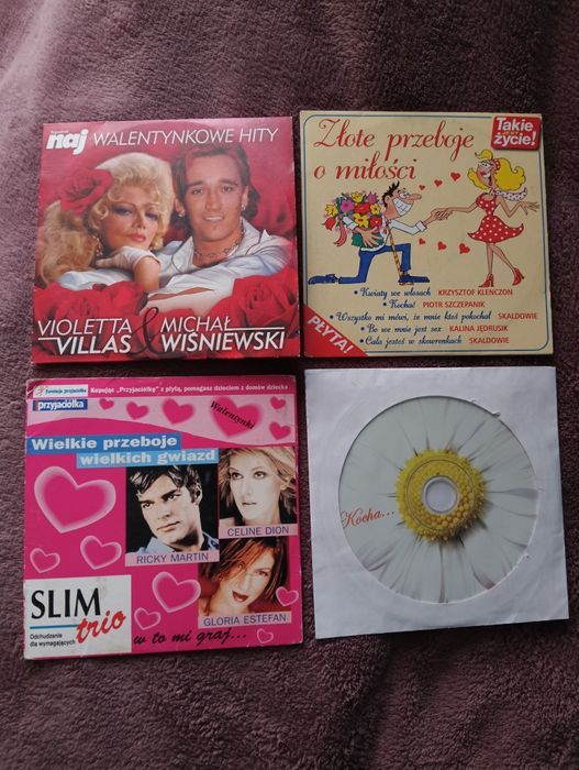 Płyty CD z muzyką na Walentynki