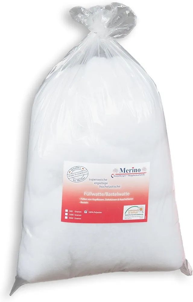 Wata, wypelnieacz do poduszek, maskotek lalek 1kg