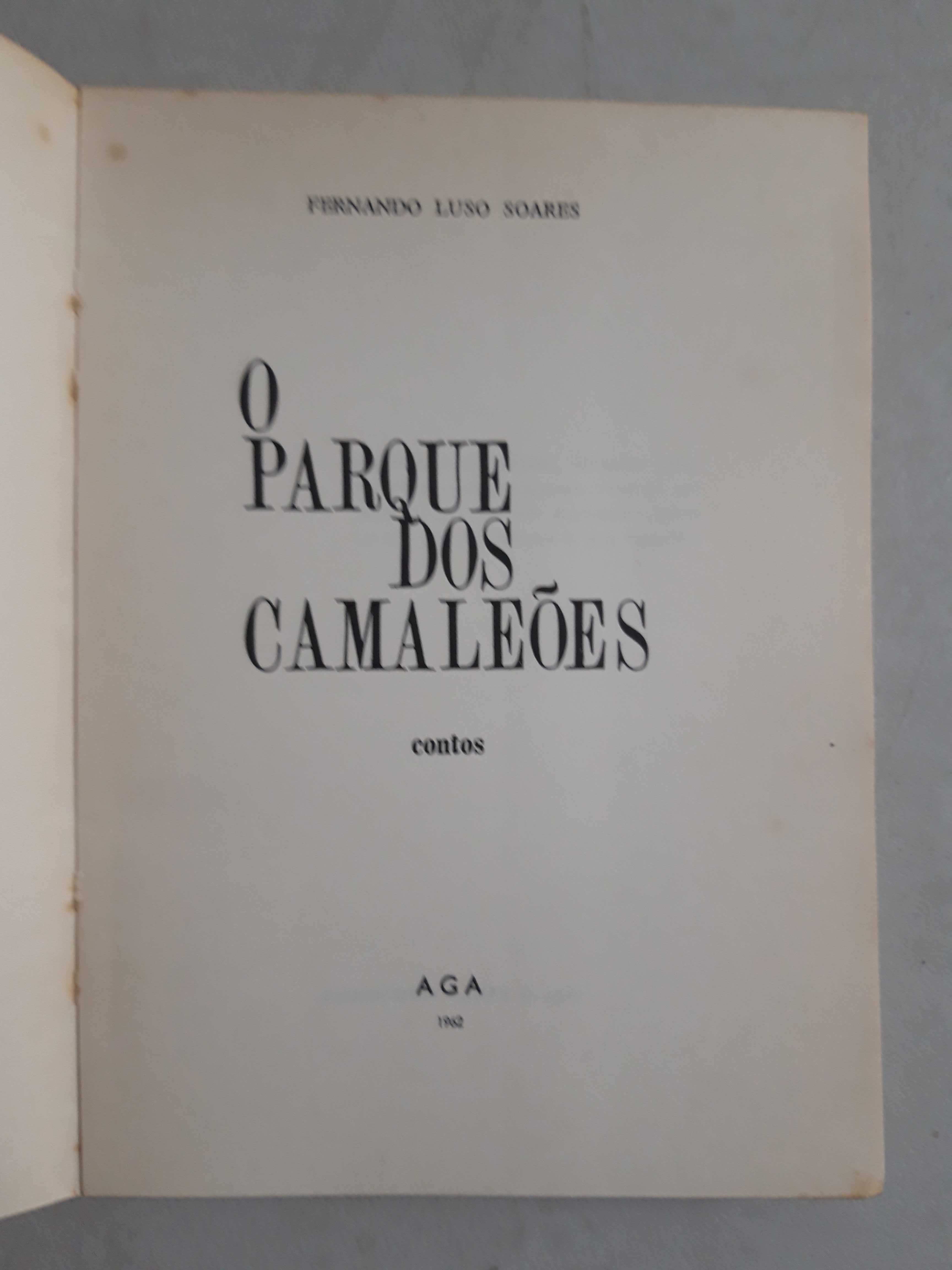 Livro PA-6 - Fernando Luso Soares - O Parque dos Camaleões