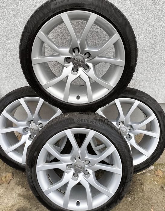 Felgi z oponami zimowymi Audi A4 A5 A6 A8 8,5x18 ET29 5x112