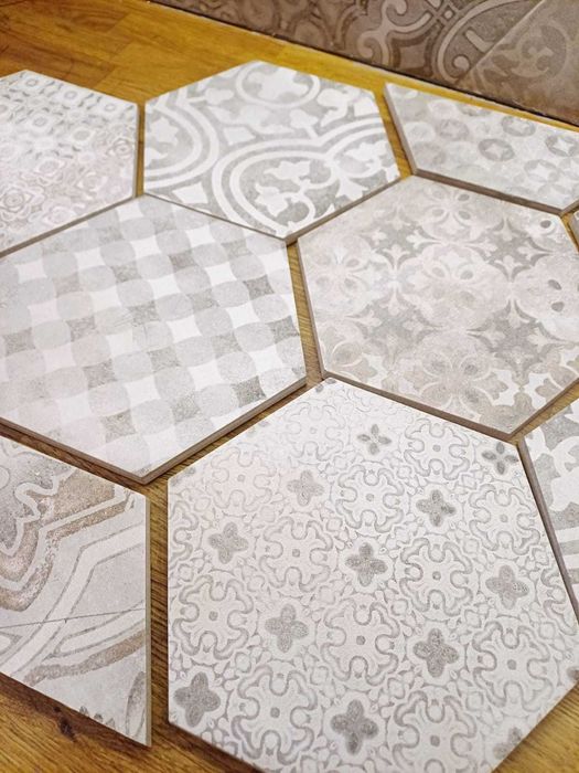 PŁYTKI GRESOWE Ragno Rewind Decore Cementine 21x18,2