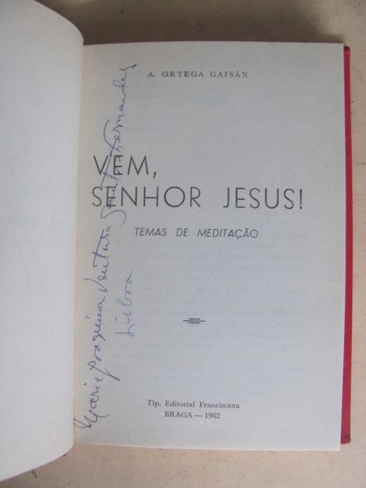 Vem, Senhor Jesus de A. Ortega Gaisàn