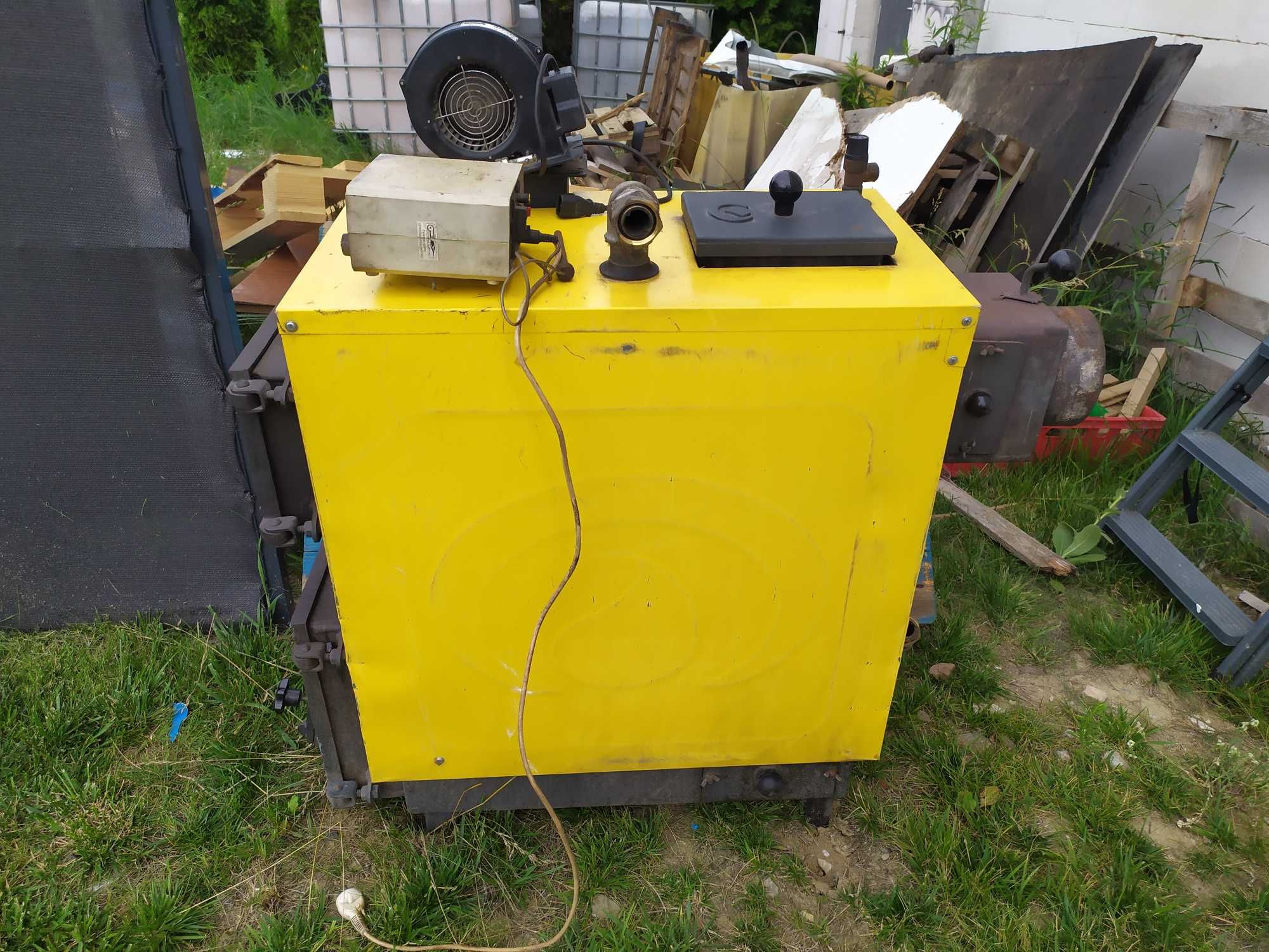 Piec  CO 12KW-gruba stal -Sprawny-komputer nadmuch