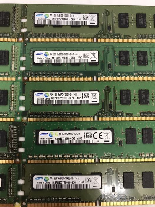 Оперативная память 2gb ddr3 1333 10600 под Intel и AMD ПК бу