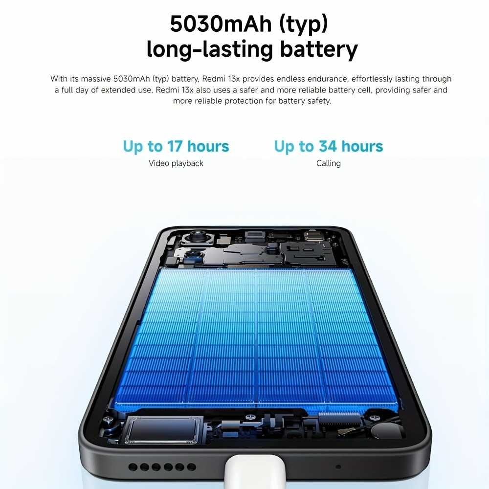 Смартфон Xiaomi Redmi 13X 128GB/8GB  Global (Midnight Black)