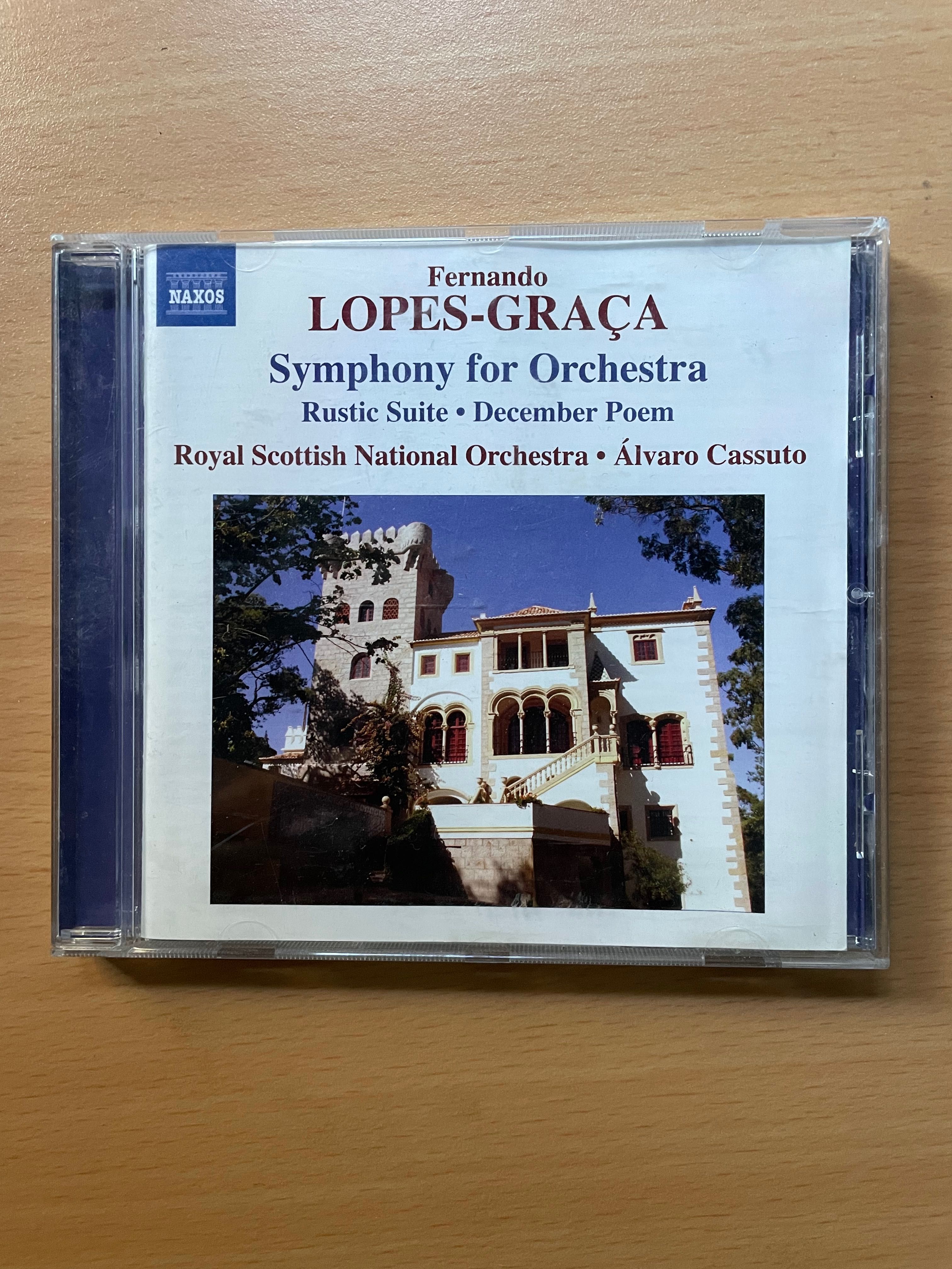 CD Lopes-Graça Symphony For Orchestra • Rustic Suite • December Poem